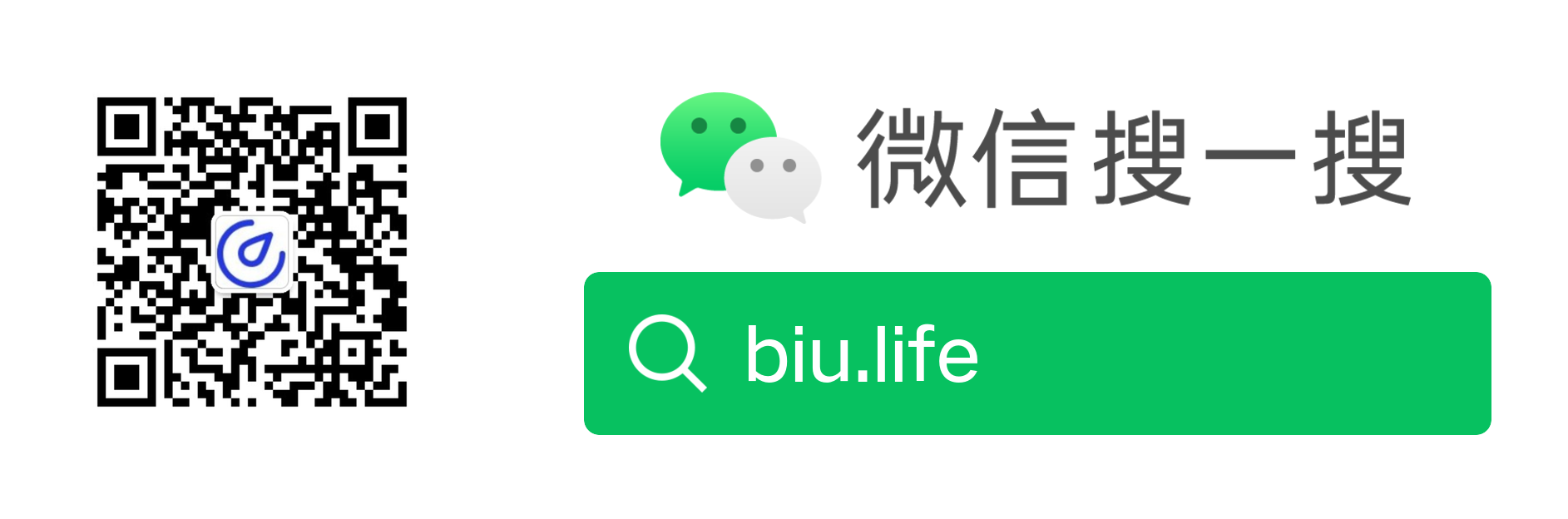微信搜一搜 biu.life